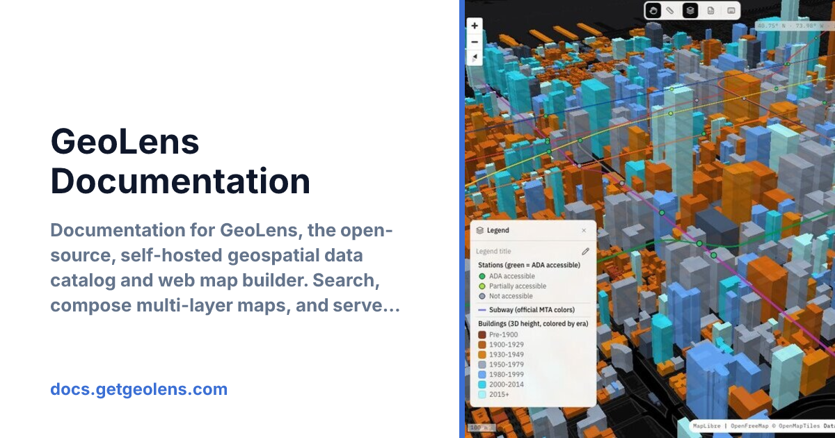 GeoLens Documentation | GeoLens Docs